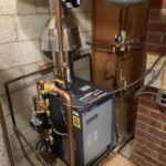 Small boiler installed by Rop Host HVAC in a residential home